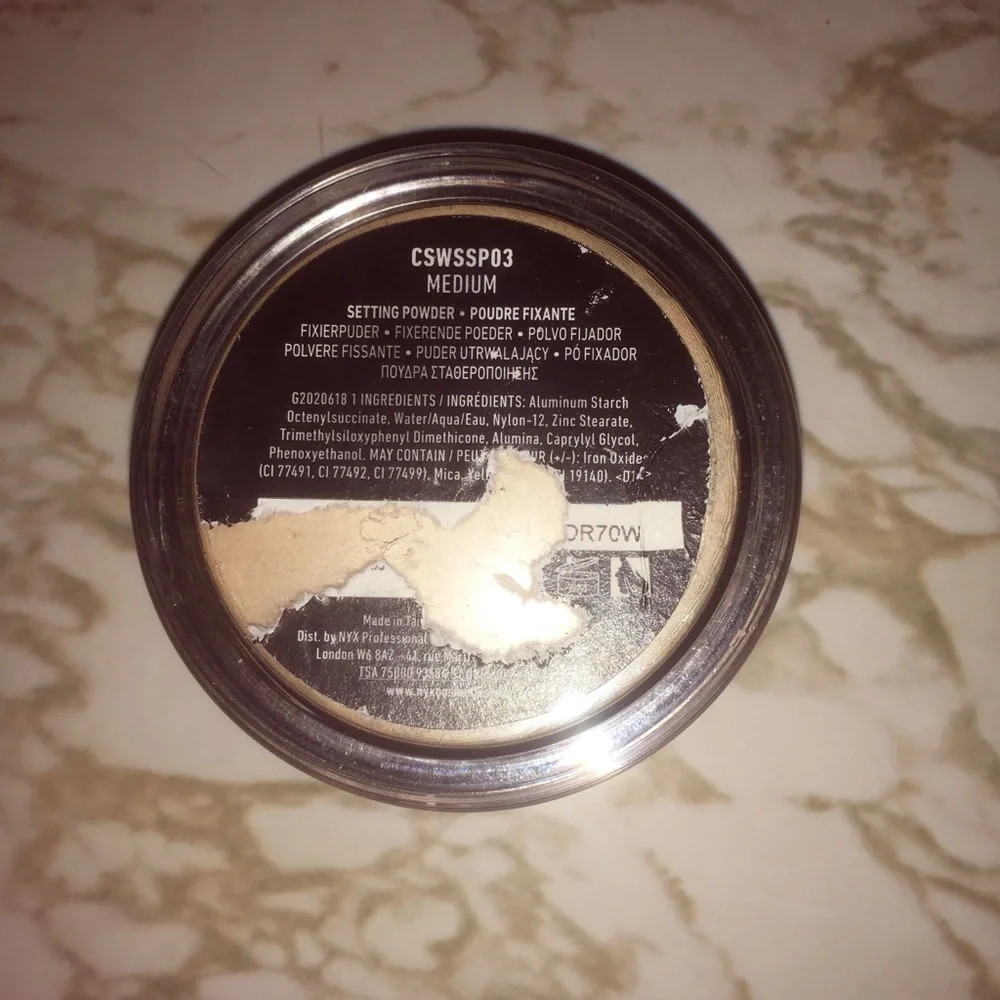 🆕 NYX Can't Stop Won't Stop Setting Powder, Med